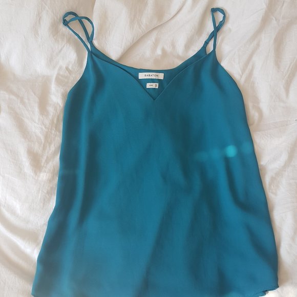 Aritzia Babaton Everly Tank Teal Size XXS - Picture 2 of 4